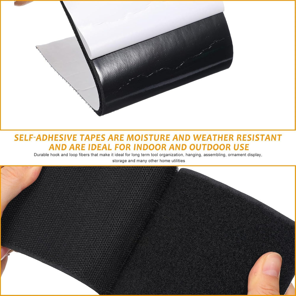 Waydress Hook and Loop Tape Heavy Duty,6 Inch X 10 Yard