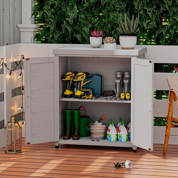 Outdoor Storage Shed Waterproof, Potting Shed