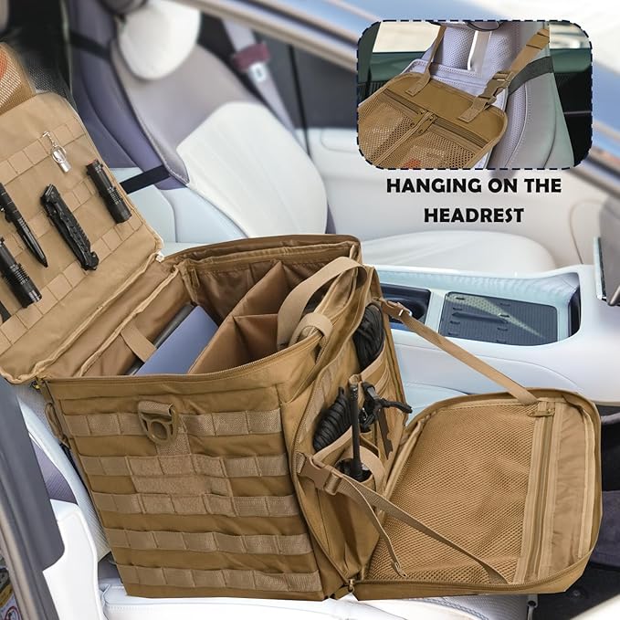 Patrol Bag Law Enforcement, Police Gear Car Front Seat Vehicle Organizer Bags