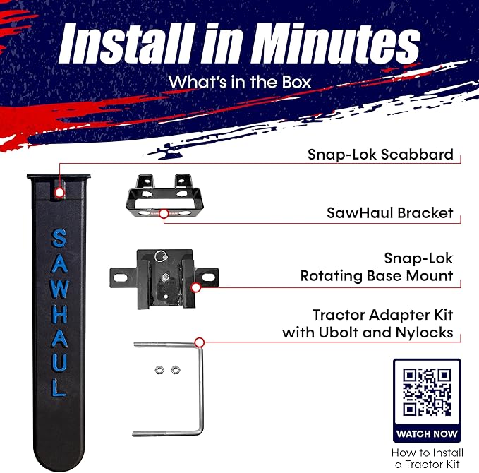 SawHaul Snap-Lok Universal Chainsaw Carrier Kit