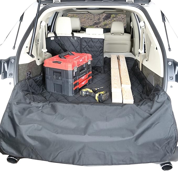 4Knines SUV Cargo Liner for Dogs, Trunk Mat for SUV, Durable Cargo Cover