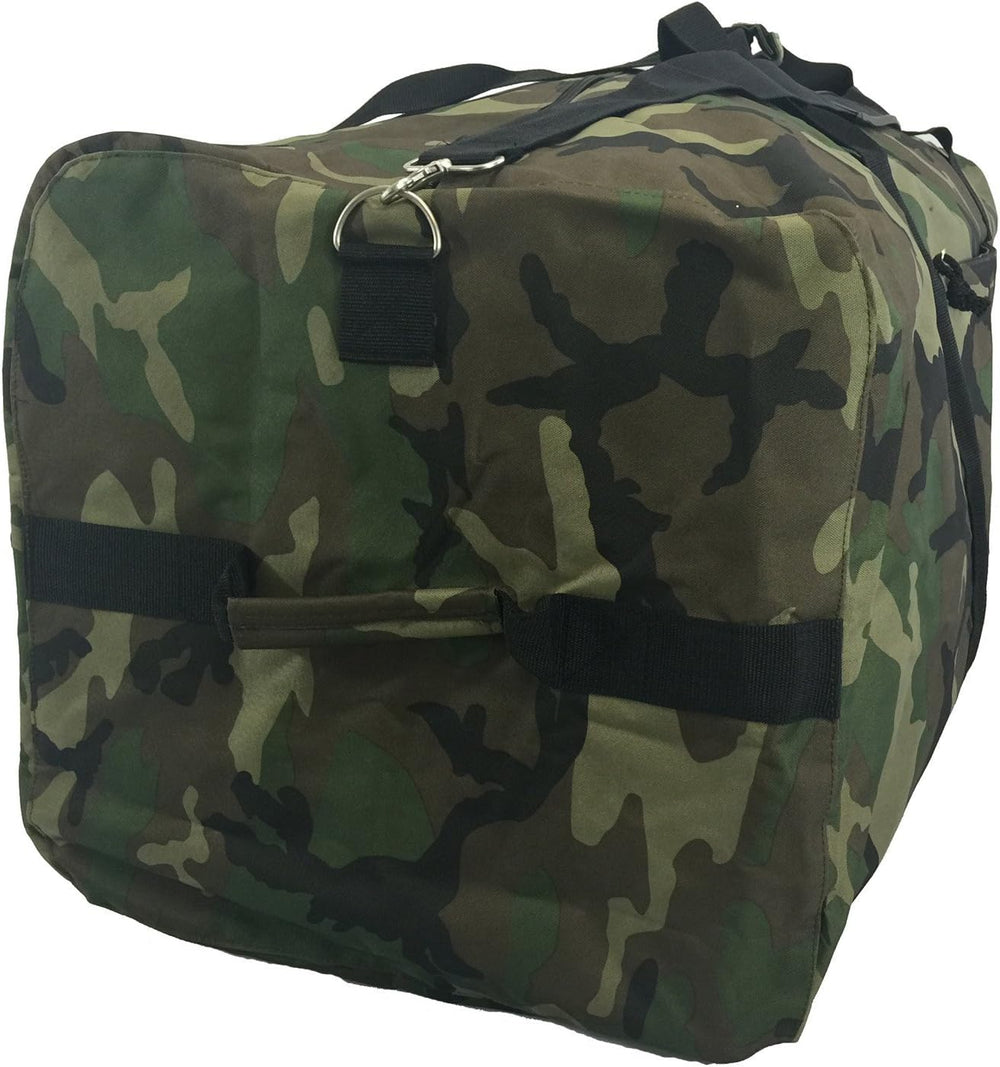 Heavy Duty Cargo Duffel Large Sport Gear Equipment Quality Square Bag Hardwar...