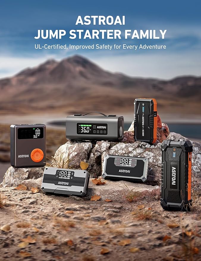 AstroAI S8 Car Battery Jump Starter, 1500A Peak Car Jumper Starter Battery Pack