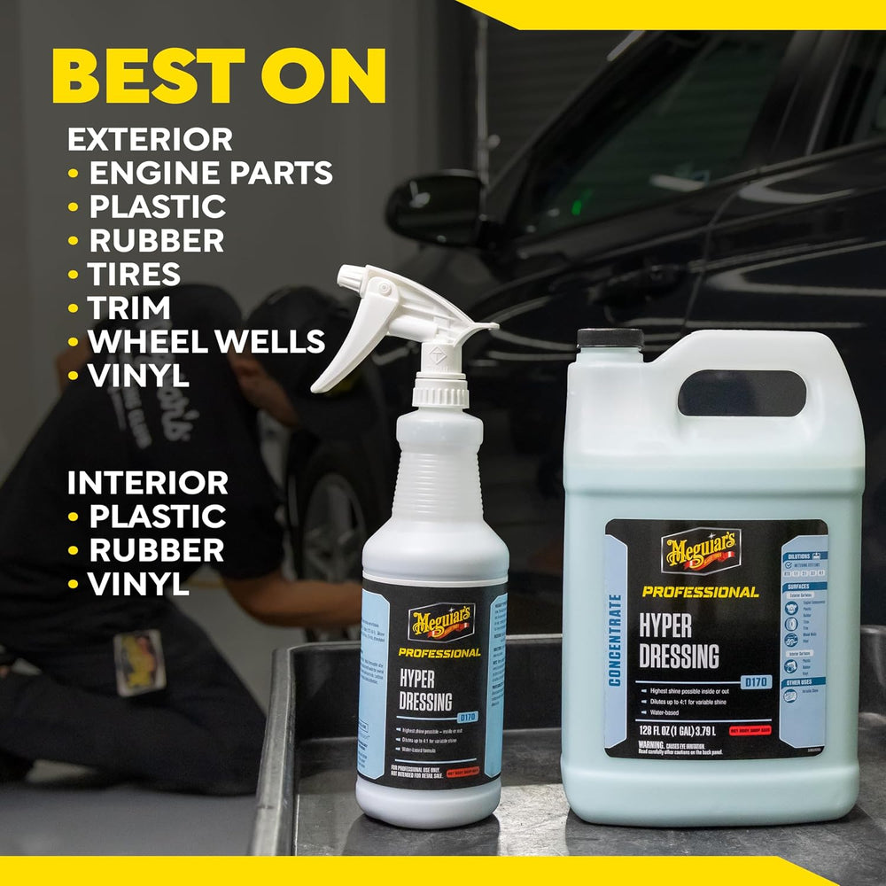 Meguiar's D17001 Hyper Dressing -1 Gallon â€“ Give Your Carâ€™s Trim Piec...