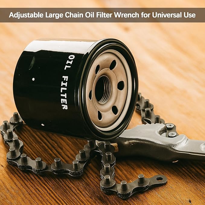 Lasnten 3 Pcs Large Reversible Chain Oil Filter Wrench