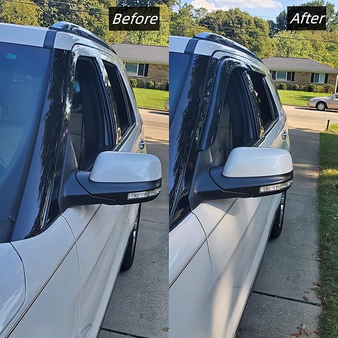 Rainproof Side Window Wind Deflectors (2PCS)