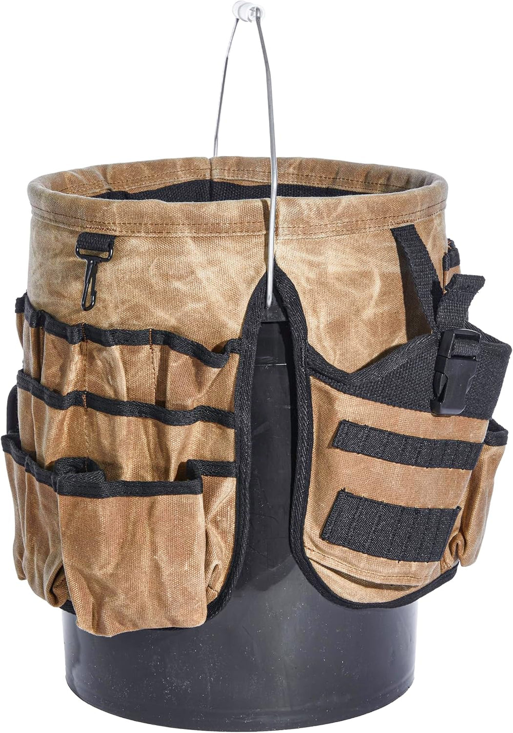 Readywares Tool Bucket Organizer | Waxed Canvas 5 Gallon Bucket Organizer