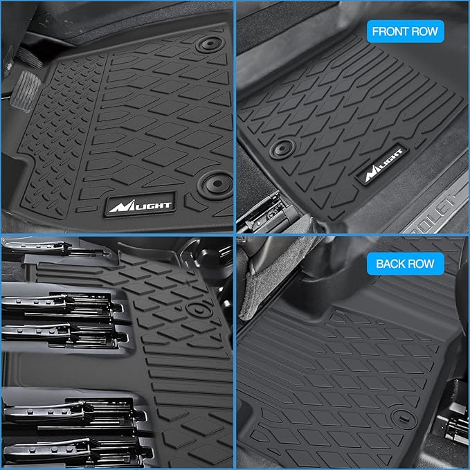 Nilight TPE Floor Mats for 2020 2021 2022 2023 2024 2025 Hyundai Palisade