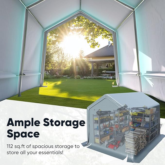 Quictent Heavy Duty 8x10FT Carport Shelter