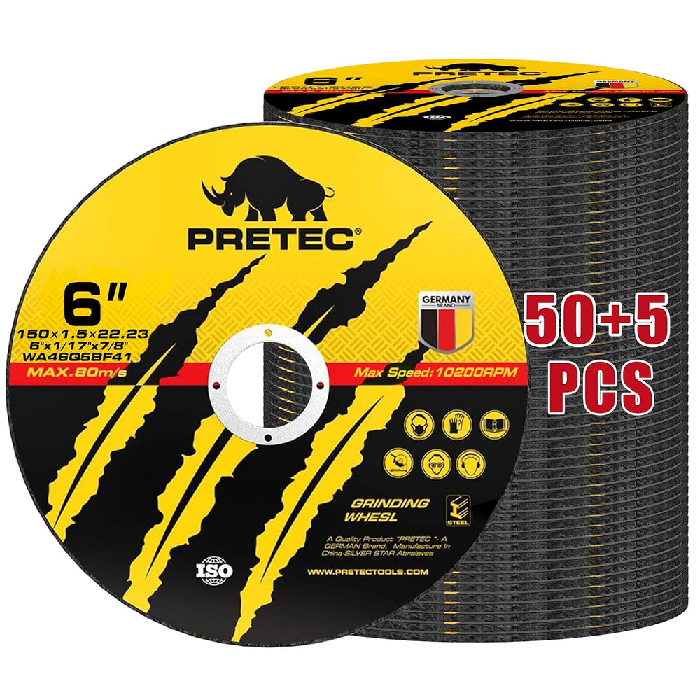 55 Pack Cut Off Wheels 6 Inch, Metal Cutting Wheel for Angle Grinder