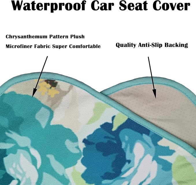 Car Seat Cover Protector Front Seats, (2Pcs)