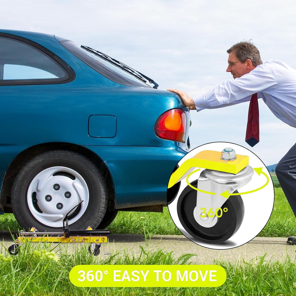Garvee Car Wheel Dolly Set of 2, 1500 LBS Capacity Car Dolly with Hydraulic T...