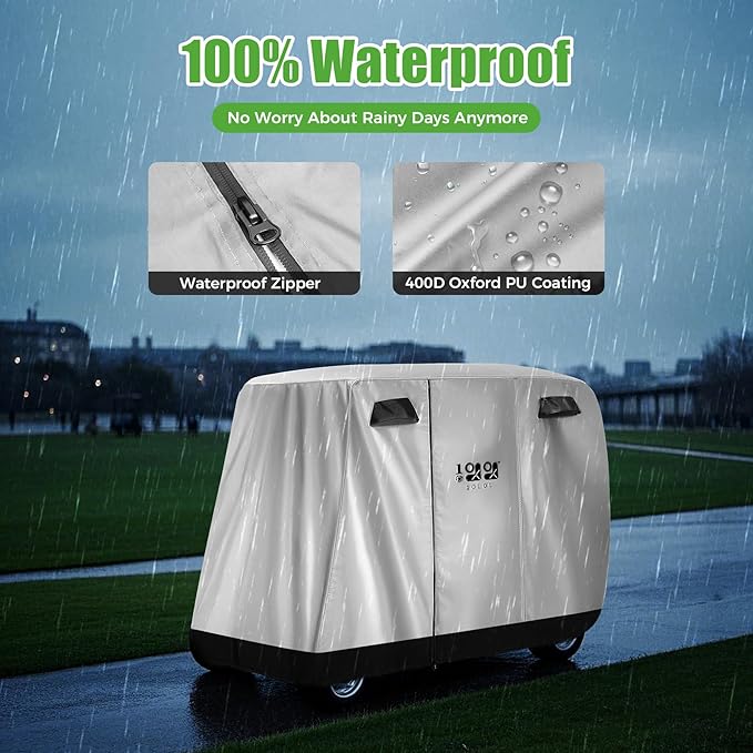 10L0L 4 Passenger Golf Cart Cover