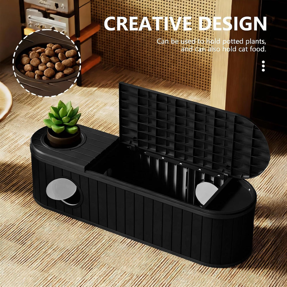 DRATO Outdoor Storage Box, Resin Deck Storage Box Waterproof Patio Storage Bo...