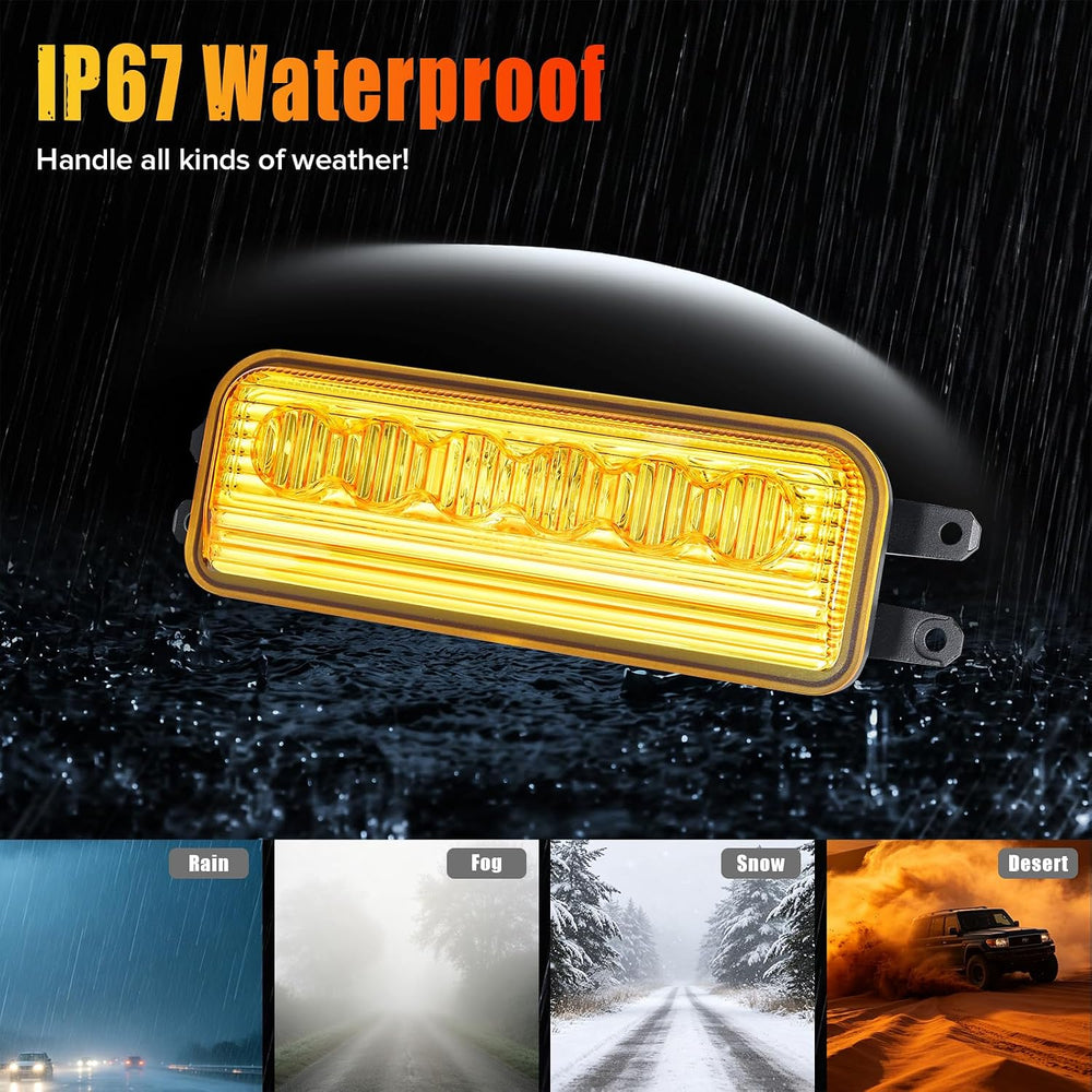 Fog Lights for 2022-2026 Tundra; 25-26 4Runner; 23-26 Sequoia Yellow