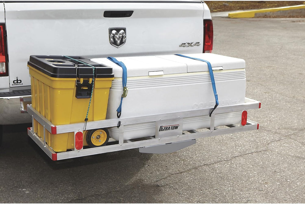 Ultra-Tow Aluminum Hitch Cargo Carrier - 500-Lb. Capacity, Silver, 60in. x 22...