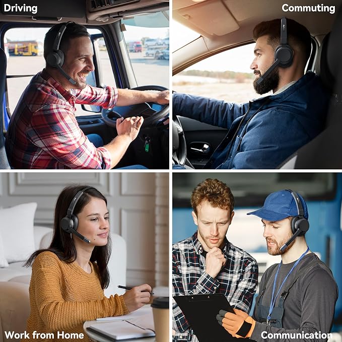 LEVN Trucker Headset, Trucker Bluetooth Headset