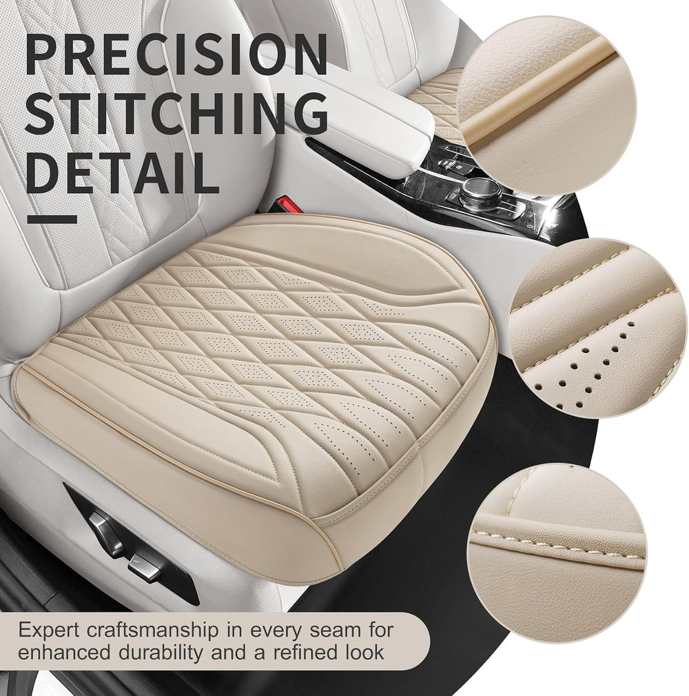 2 Pack Leather Front Car Seat Covers,Bottom Seat Covers for Cars