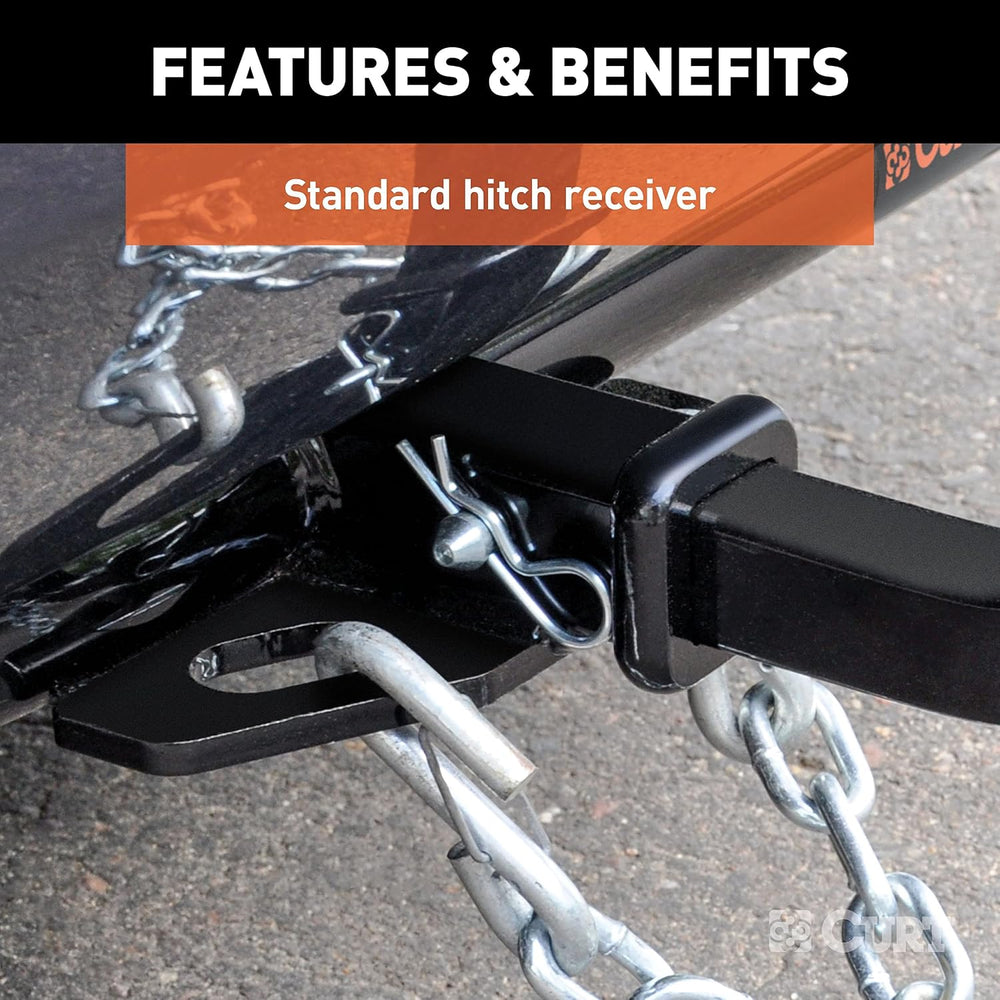 CURT 11436 Class 1 Trailer Hitch, 1-1/4-Inch Receiver, Compatible with Select...