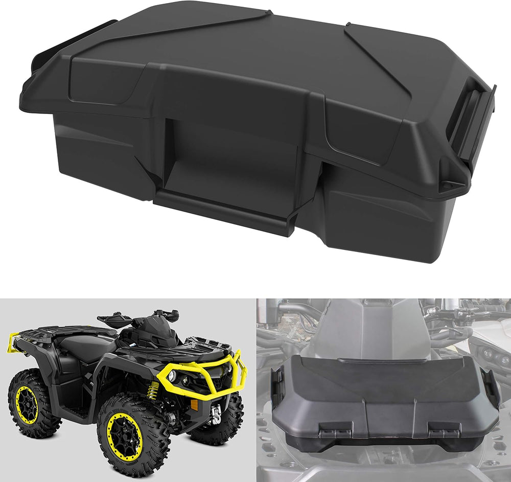 SAUTVS Storage Cargo Box for Can Am Outlander, 2 GAL Front Rear Bin Back Seat...