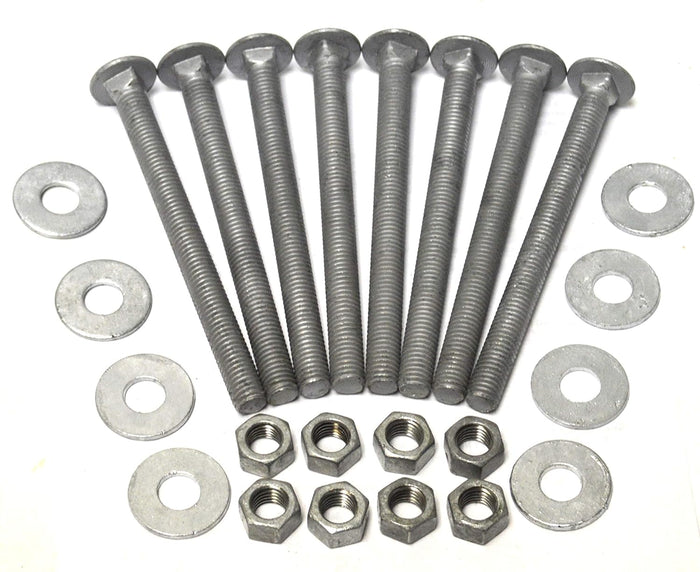 1/2" x 6" Galvanized Carriage Bolt Set (Pack of 8)