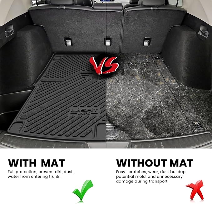 LASFIT Trunk Mat for Acura RDX 2025 2024 2023 2022 2021 2020 2019, All Weather