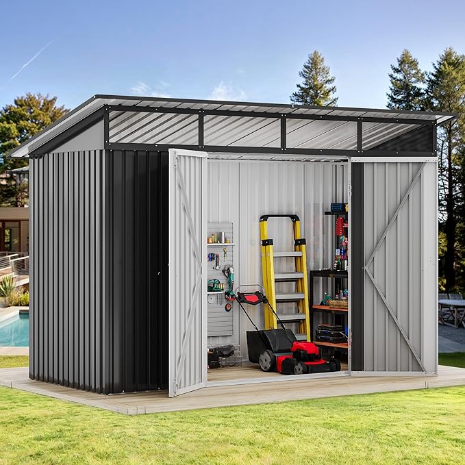 DWVO 9x4 FT Outdoor Storage Shed