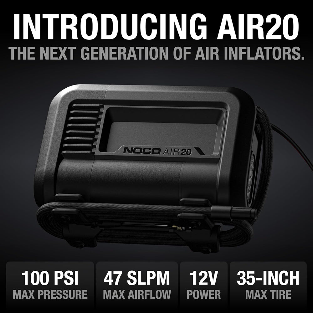 NOCO AIR20 47 LPM 12V Portable Tire Inflator & Air Compressor