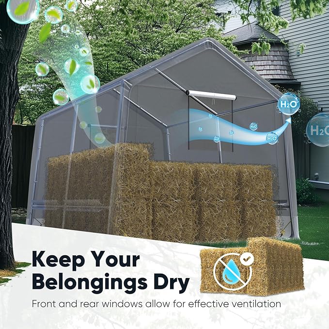 Quictent Heavy Duty 8x10FT Carport Shelter
