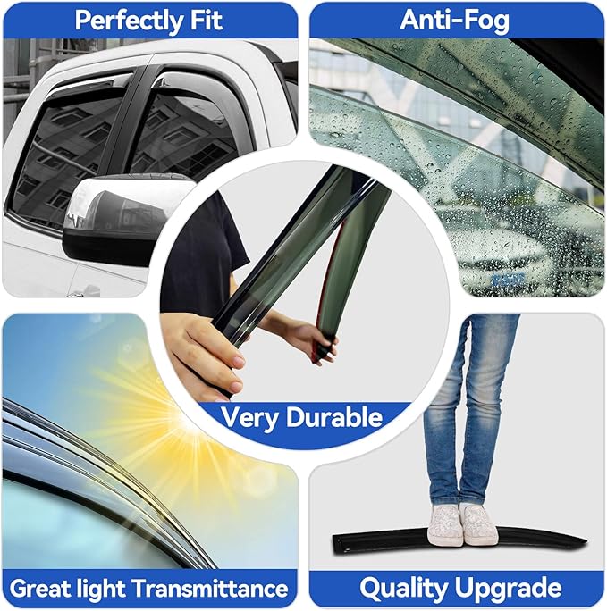Window Visors Rain Guards Shield