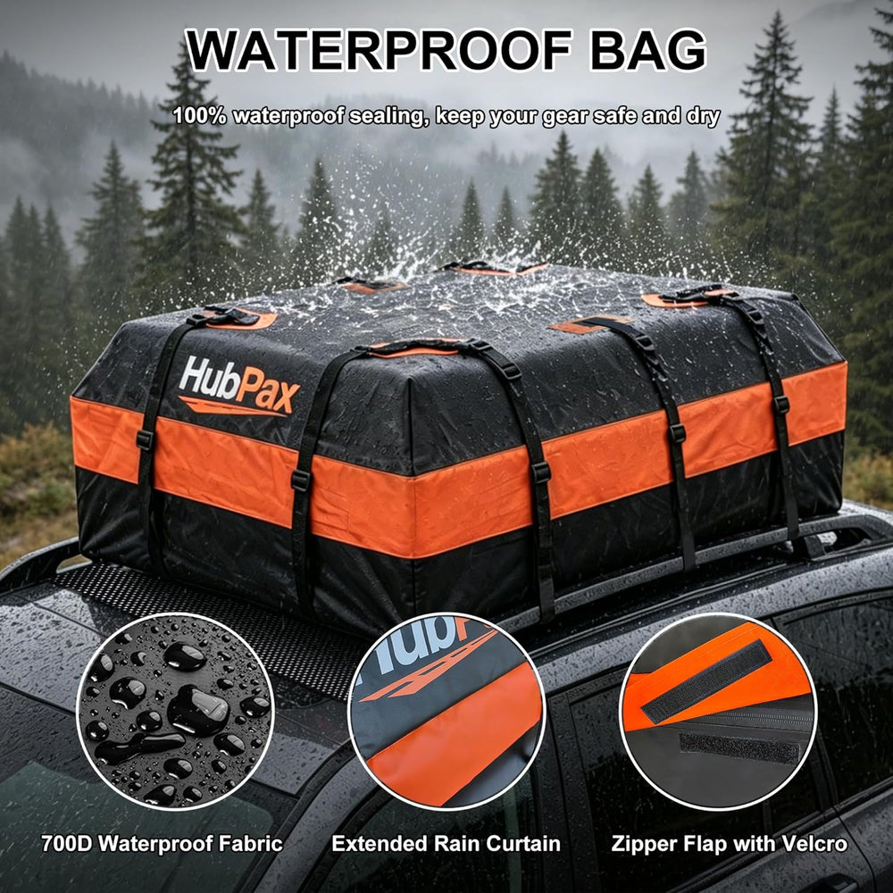 20 Cu Ft. Car Rooftop Cargo Carrier Bag Car Roof Top Bag Cargo Carrier | Fit ...