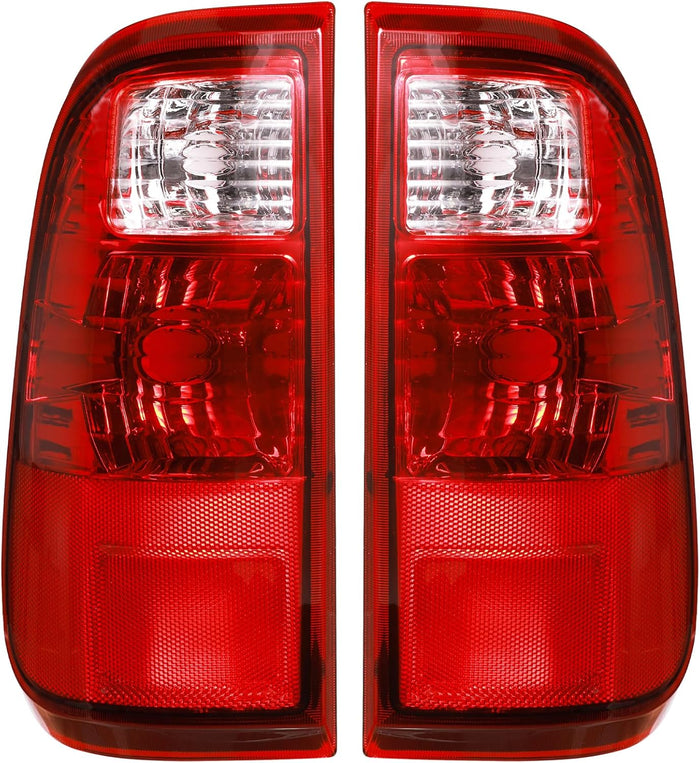 Boine Tail Light Compatible With 2008-2016 Ford F250 F350 F-250 F-350 Driver and Passenger Side Rear Light Brake Lamps Replaces FO2800208 FO2801208