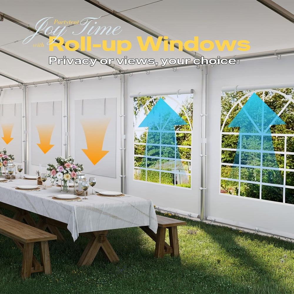 Quictent Premium 20x40 Reinforced Heavy Duty Party Tent with 6 Storage Bags