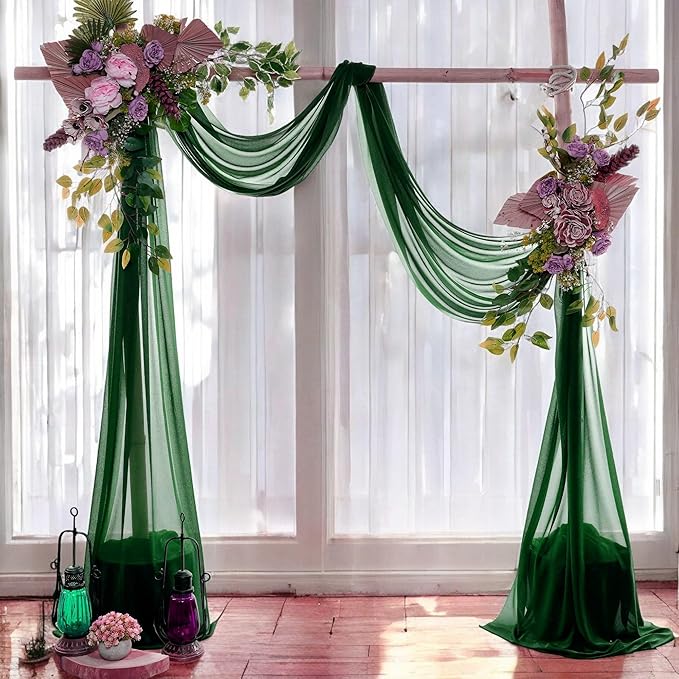 MDS Halloween Chiffon Draping Fabric - 1 Panel, 30" Wide x 40ft Long - S...