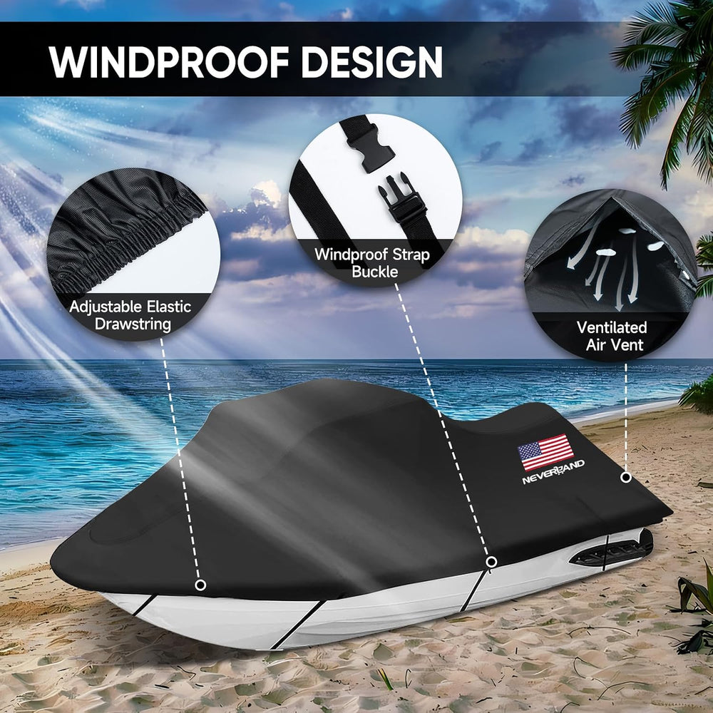 Jet Ski Cover - Jetski Covers Compatible with Yamaha Seadoo, Jet Ski Covers 2...