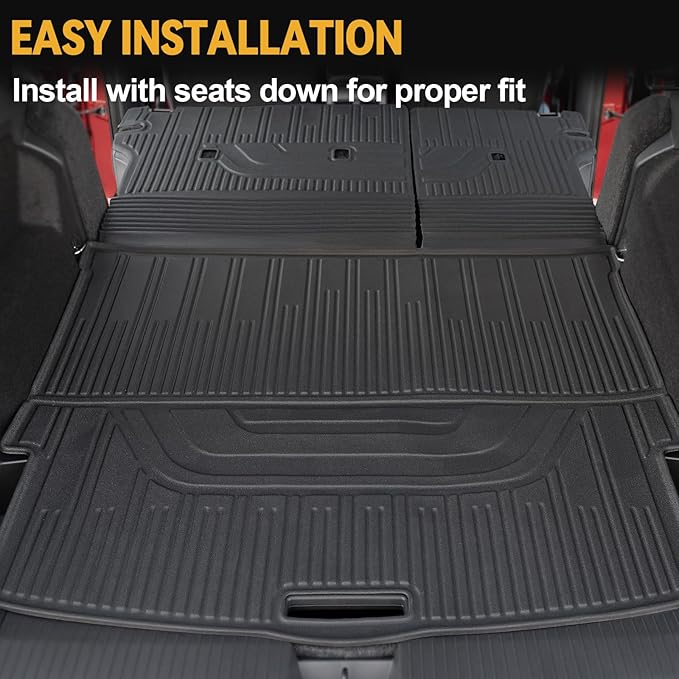 Floor Mats Set for Nissan Rogue 2025 2024-2021 Accessories, Full Coverage All