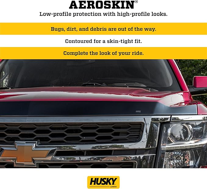 Husky Liners Aeroskin Hood Protector | Fits 2020-2022 Ford Escape | Low Profile