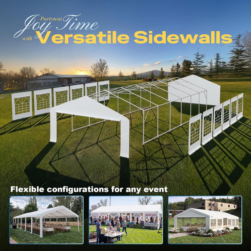 Quictent Premium 20x40 Reinforced Heavy Duty Party Tent with 6 Storage Bags