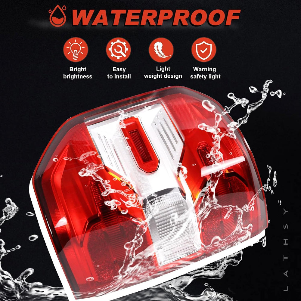 Tail Light Assembly Compatible With 2022-2024 Ford Maverick XL XLT Right Pass...
