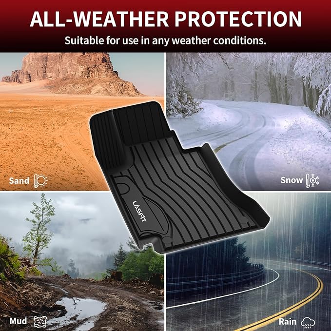LASFIT Floor Mats for Mercedes Benz C Class 2021 2020 2015-2019 C300 / C350 /
