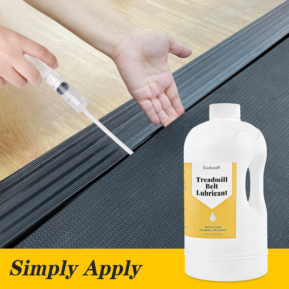 100% Silicone Lube 32oz for Treadmill Belt Lubrication, Easy Apply