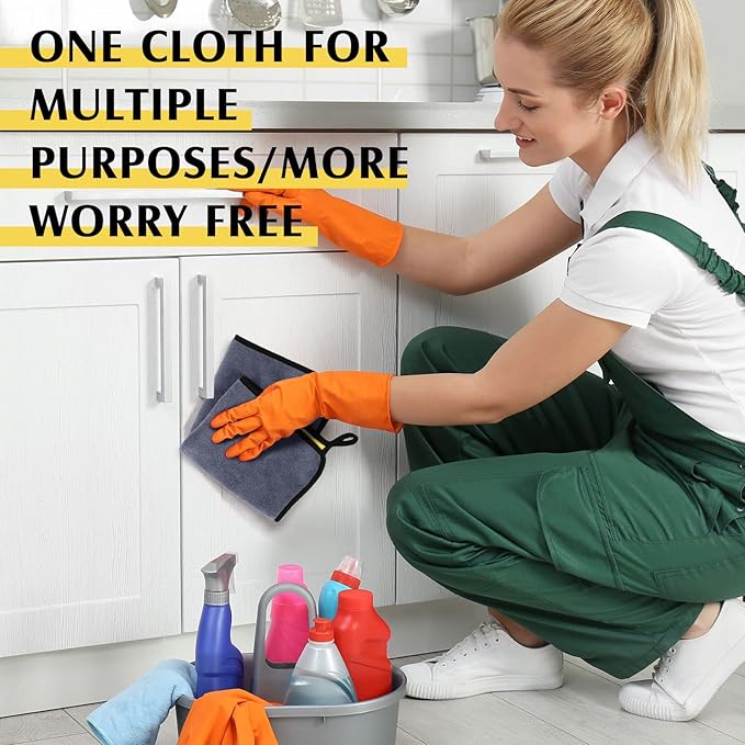 Nuenen 20 Pcs Microfiber Cleaning Towels