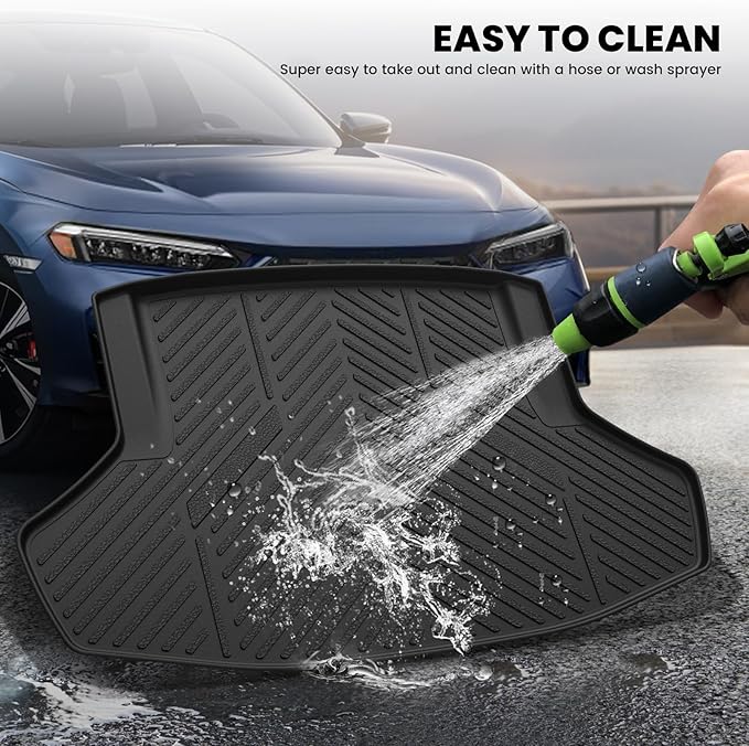 LASFIT Trunk Mat for Honda Civic Sedan 2022-2026 & Civic Sedan Hybrid 202...