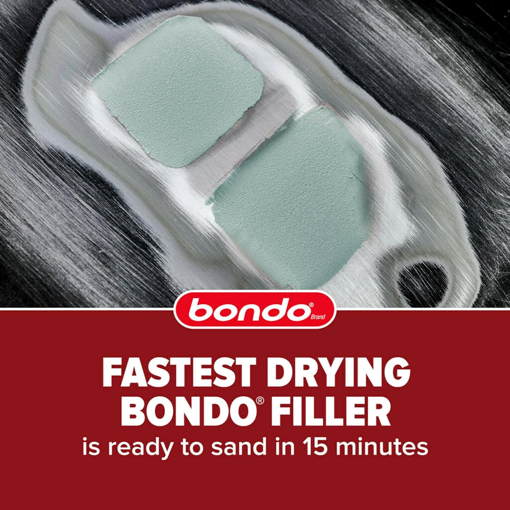 Bondo Fast Dry Filler 6.31 lb with Hardener 2.75 oz, Premium Formula Repairs ...
