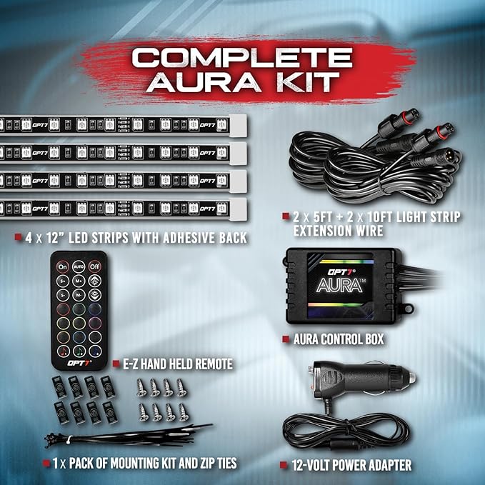 OPT7 Aura Interior Car Lights (4PC)