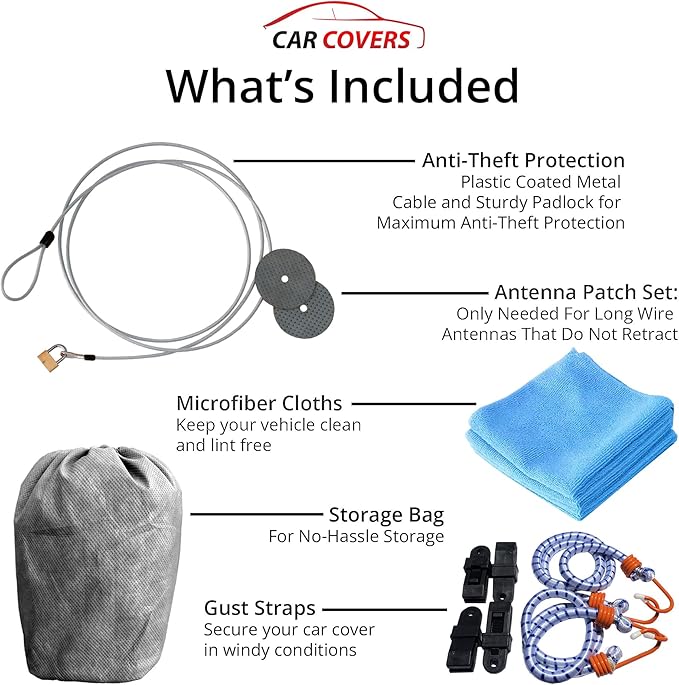 CarCovers Weatherproof SUV Cover & Warranty Compatible
