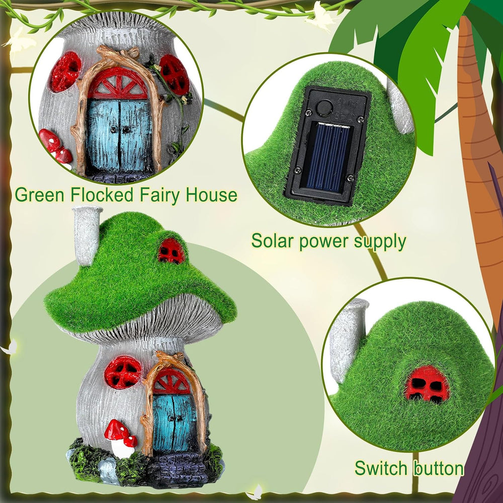 Suzile 50 Pcs Fairy Garden Accessories Kit with Miniature Figurines Outdoor