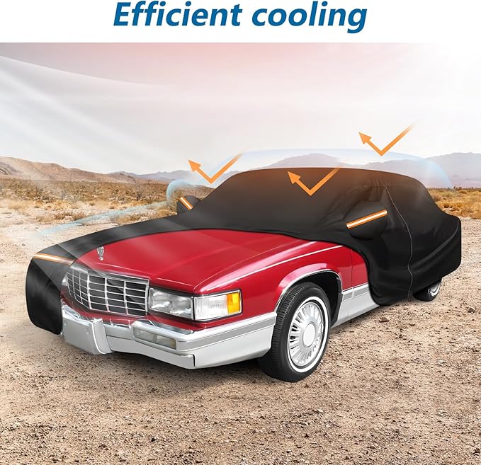 Car Cover for Cadillac Deville 1985-1993 Sedan 4 Door Waterproof All Weather