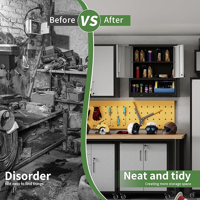 Garage Wall Cabinet, Metal Wall Cabinet