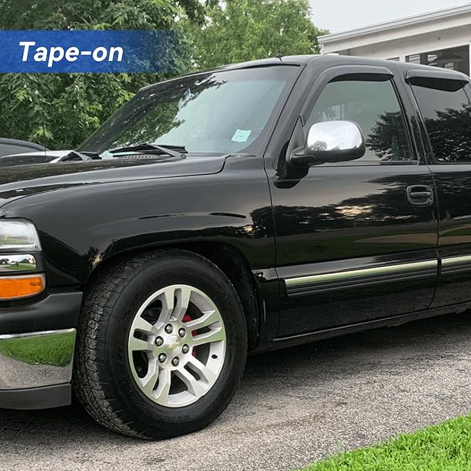 Window Visors Rain Guards for 1999-2006 Chevy Silverado/GMC Sierra 1500/2500/